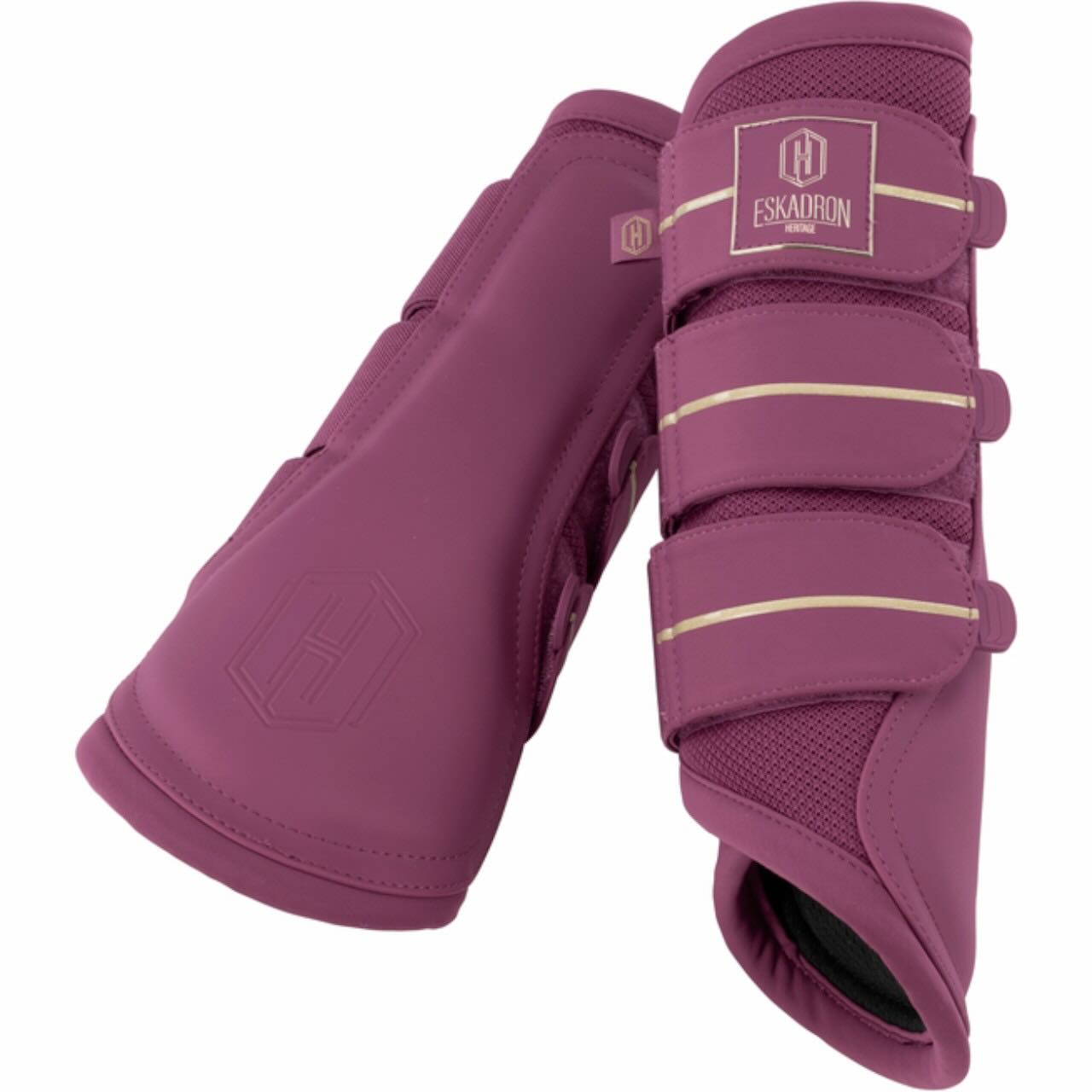 Beinschutz Shopping Days, lila Gamaschen von Eskadron. Beinschutz Shopping Days, lila Gamaschen von Eskadron.