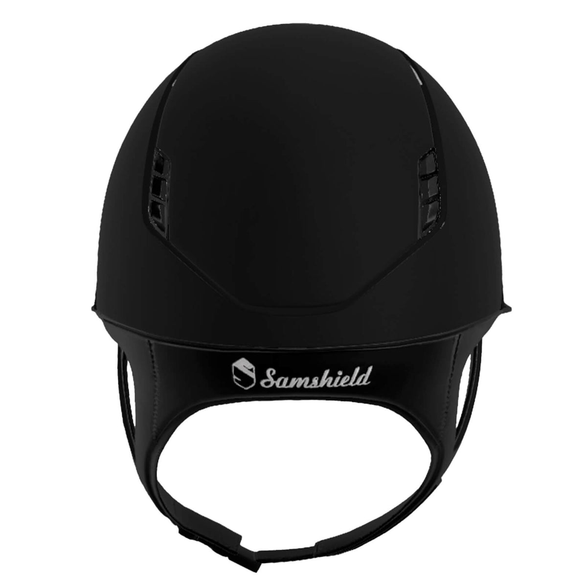 Samshield Reithelm 2.0 Black Shadowmatt Top Shadowmatt Trim Matt Black Blason Crystal Fabric Black, Produkt allein.