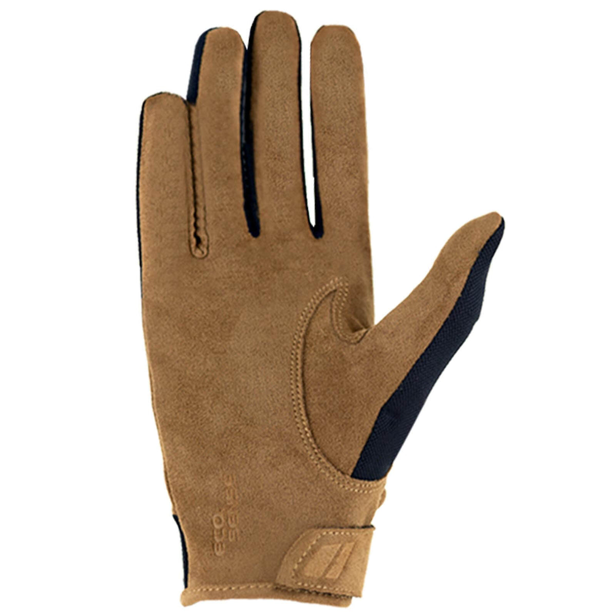 Reithandschuhe Mareno Handschuhe, Braun, einzelner Handschuh auf weißem Hintergrund.
