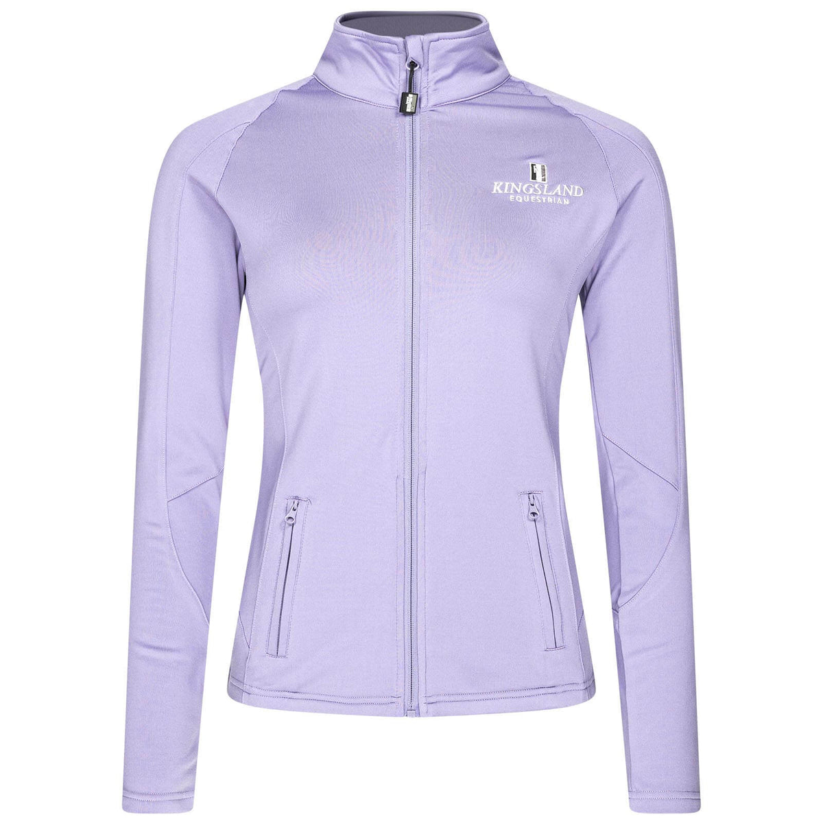 Kingsland Jacke Classic Limited Damen Fleecejacke, Purple Daybreak, Produkt allein auf weißem Hintergrund.
