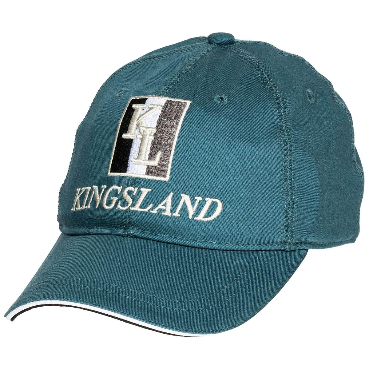 Kappe Classic Limited Unisex Cap, Green Deep Teal, Produkt allein auf weißem Hintergrund.