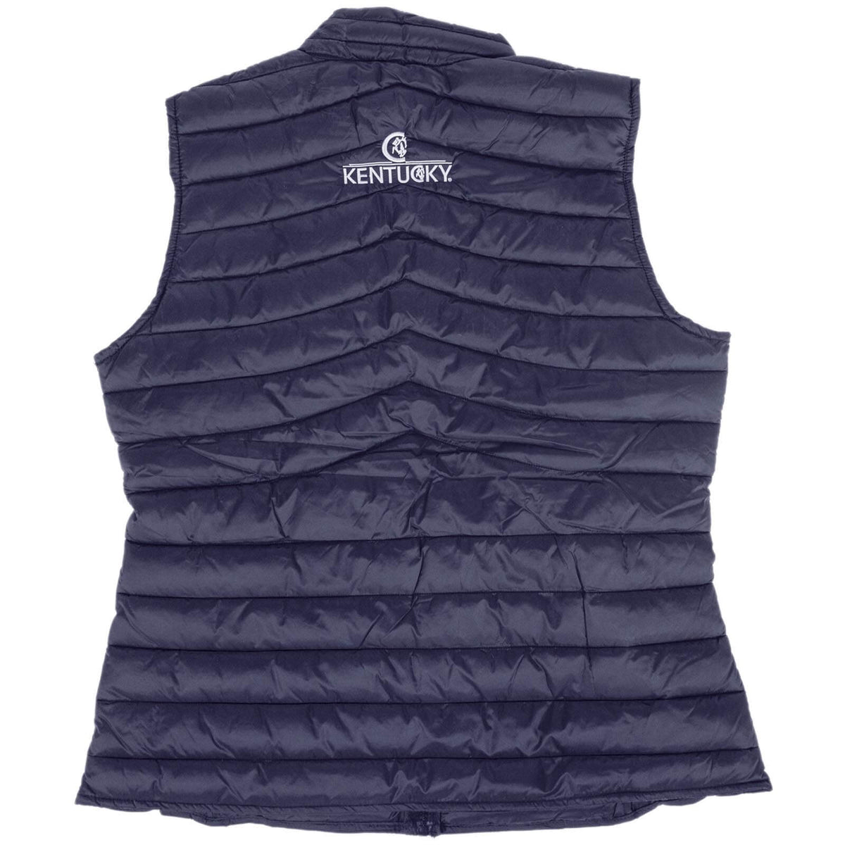 Kentucky Horsewear Weste Damen Bodywarmer, Dunkelblau, Produkt allein auf weißem Hintergrund.