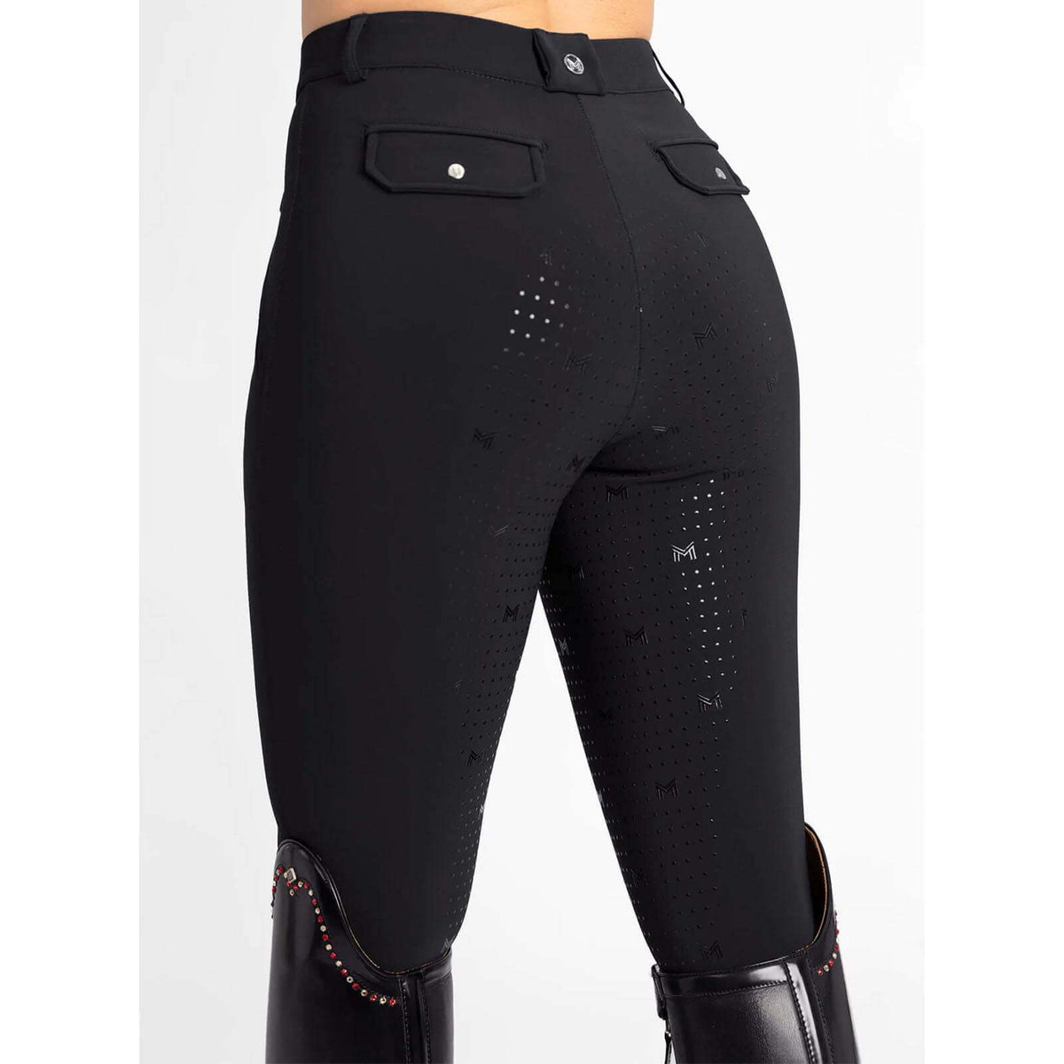 Reithose Damen Full-Grip Geo Damenreithose Vollbesatzreithose