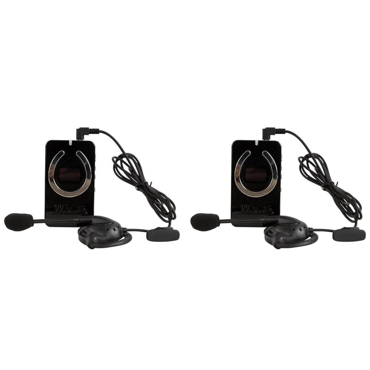 WHIS Kommunikationssystem Competition Pro Audio-Headset-System, mehrere Farbvarianten, Produkt auf weißem Hintergrund.