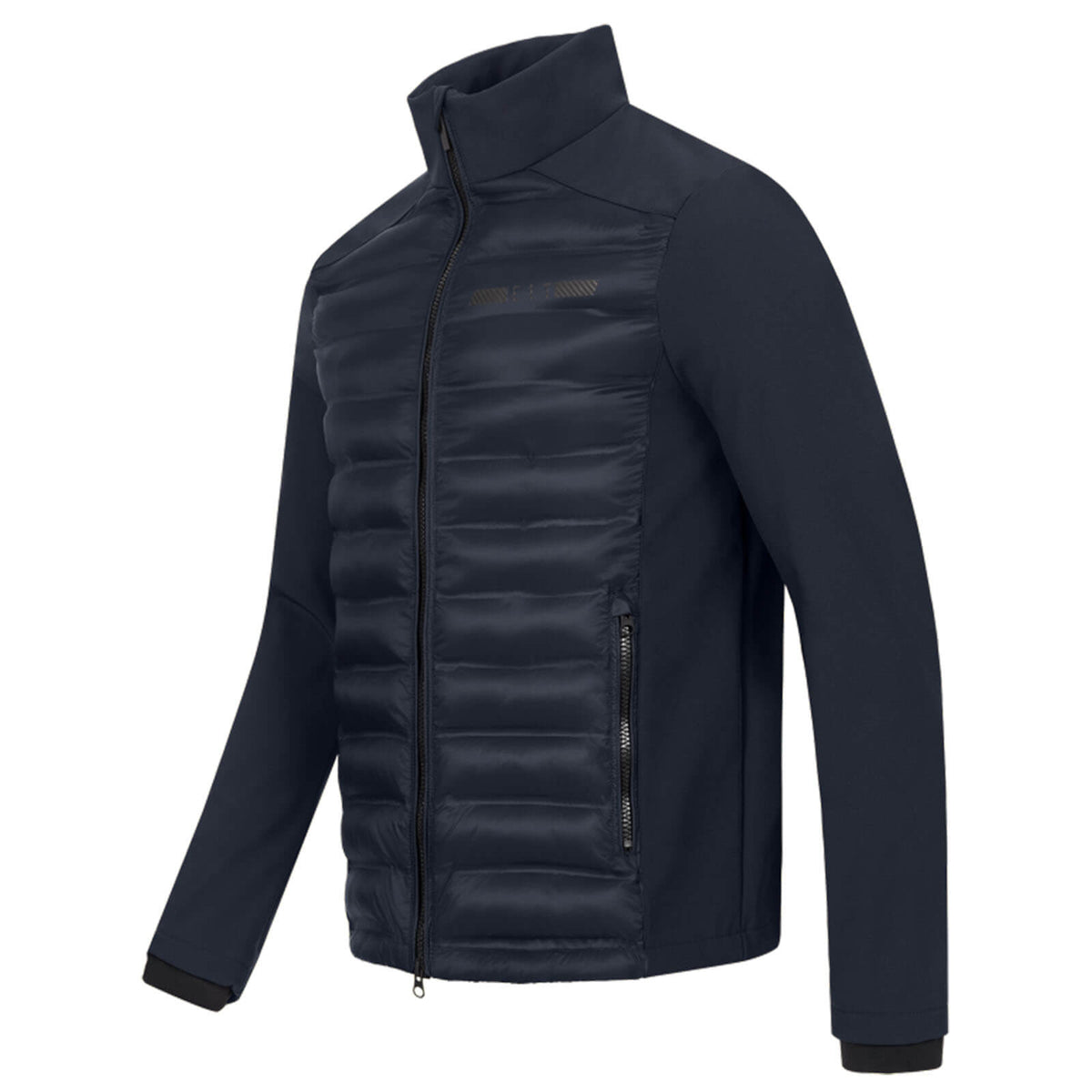 Jacke Herren Softshell-Mix Jacke Missouri Herrenjacke, Dunkelblau, Produkt allein auf weißem Hintergrund.