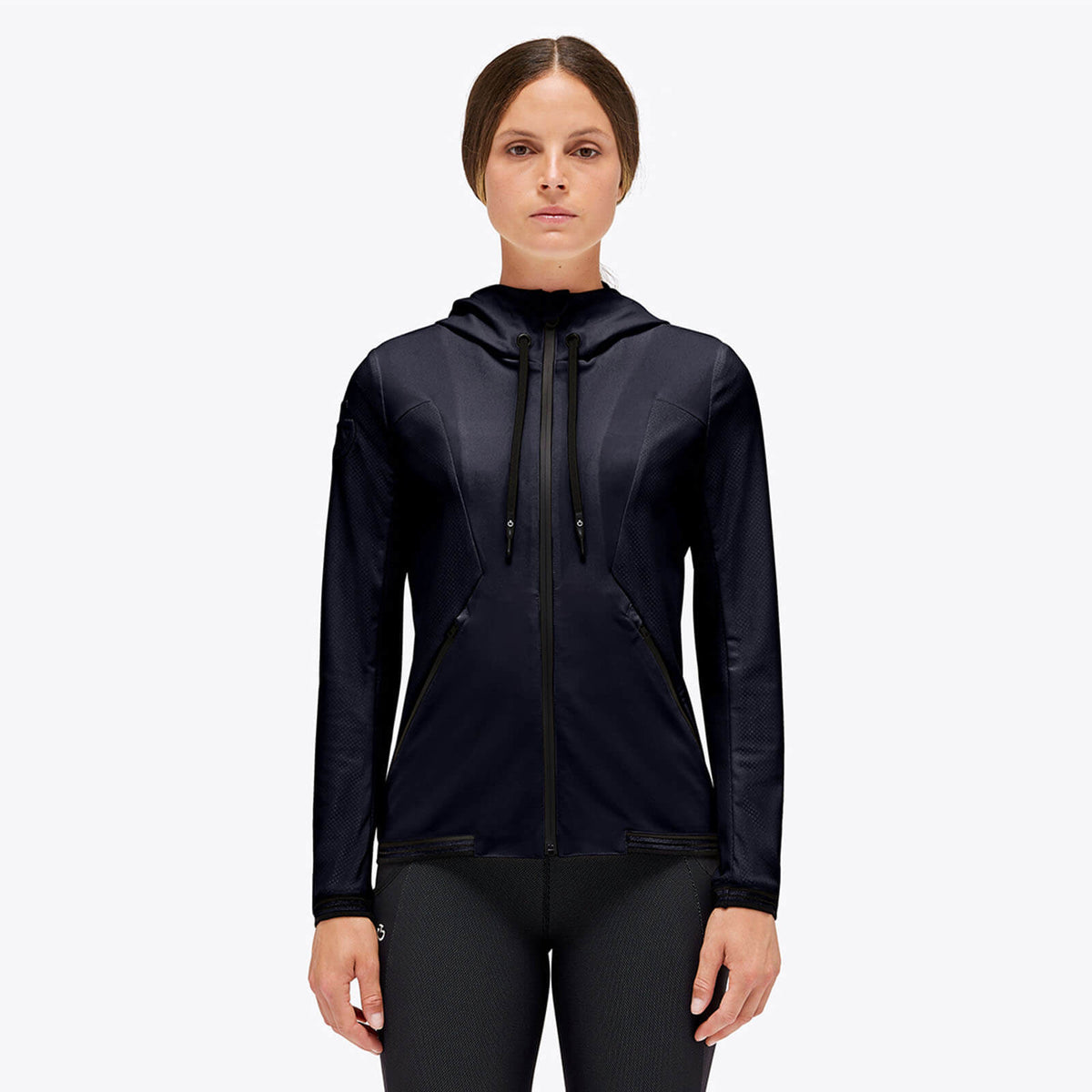 Jacke Damen Perforated Jersey Full Zip Hoodie FS 2023 Softshelljacke