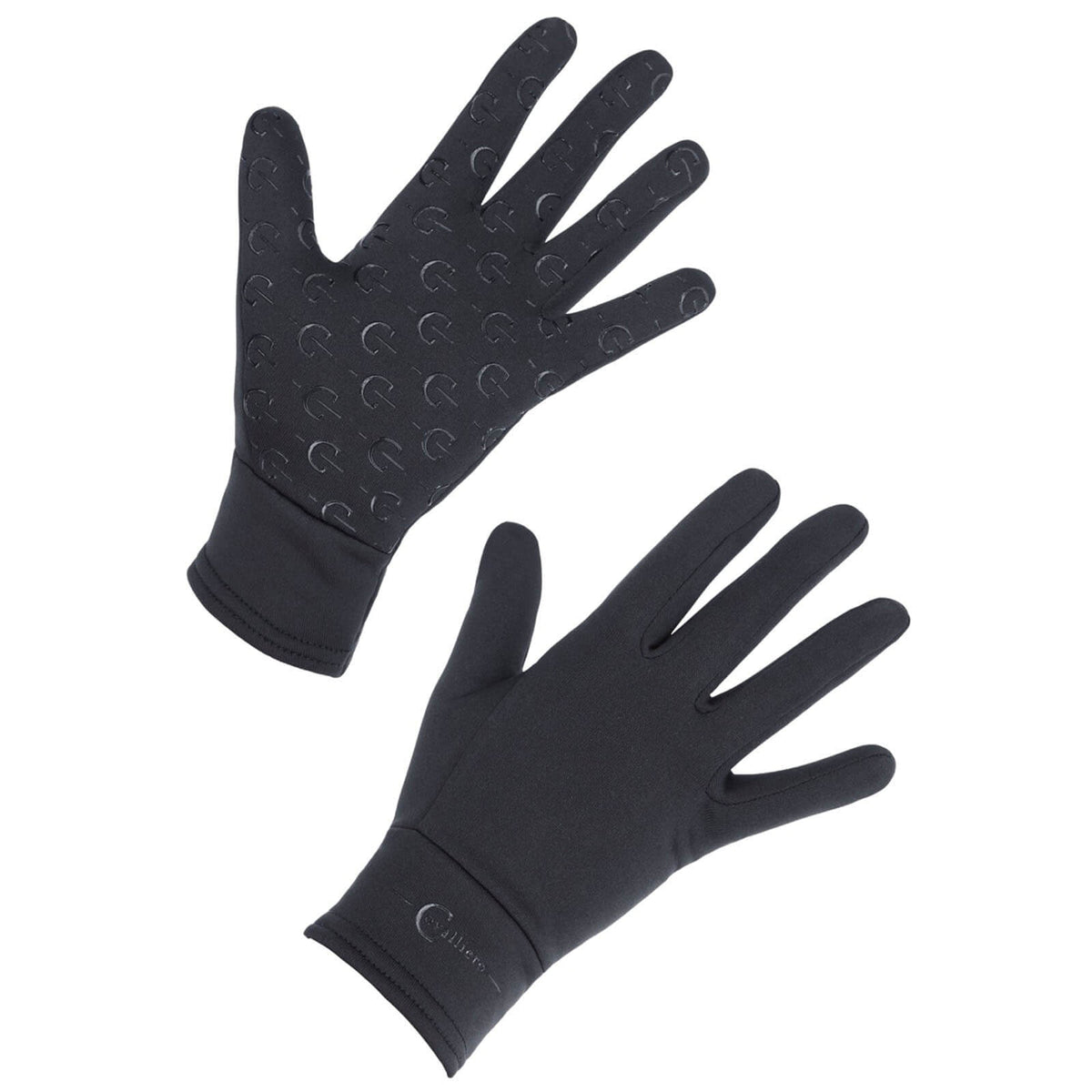 Reithandschuh Cov Unisex HW 2024 Riding glove, Black, Paar Reithandschuhe auf weißem Hintergrund.