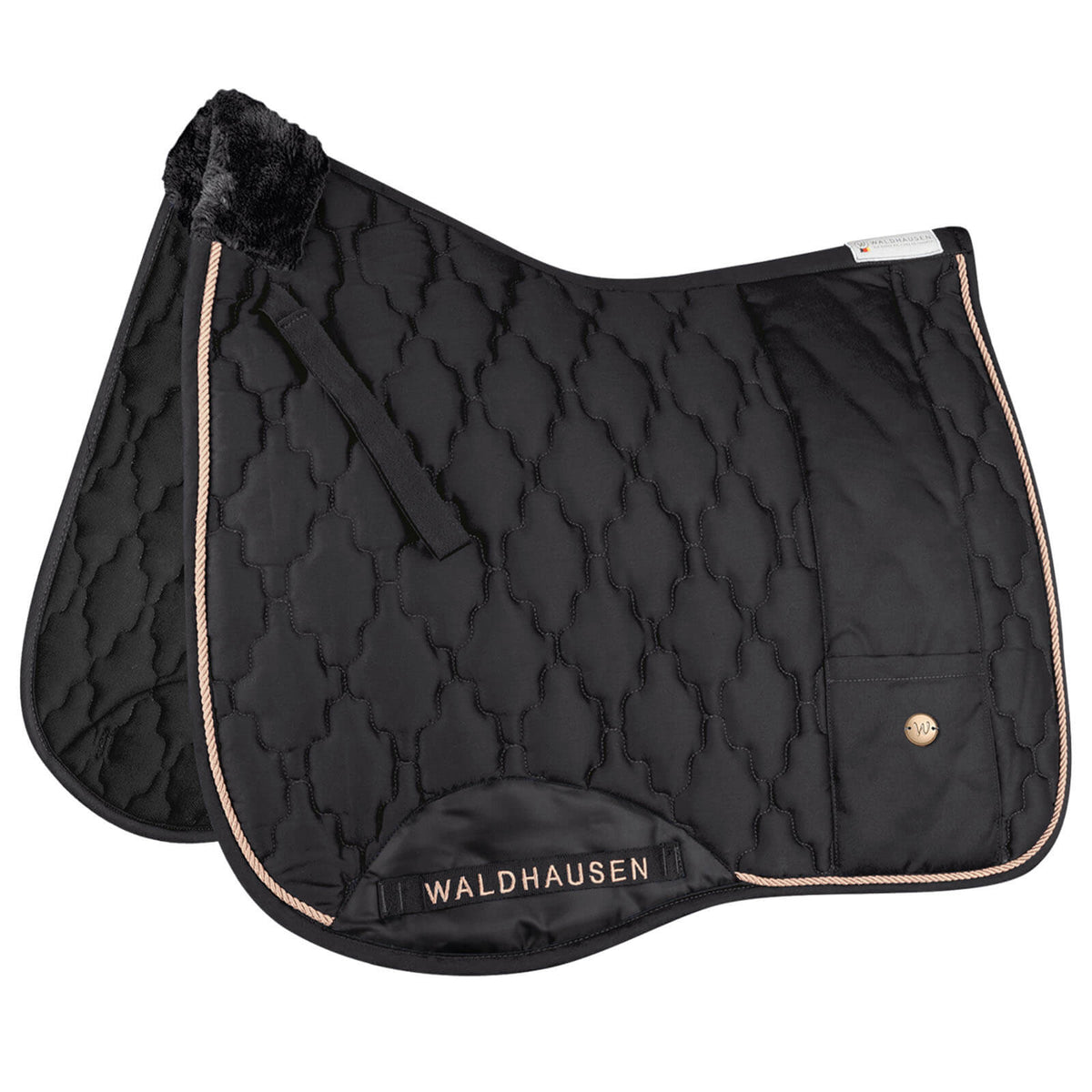 Schabracke Dressur Modern Rosé Dressurschabracke