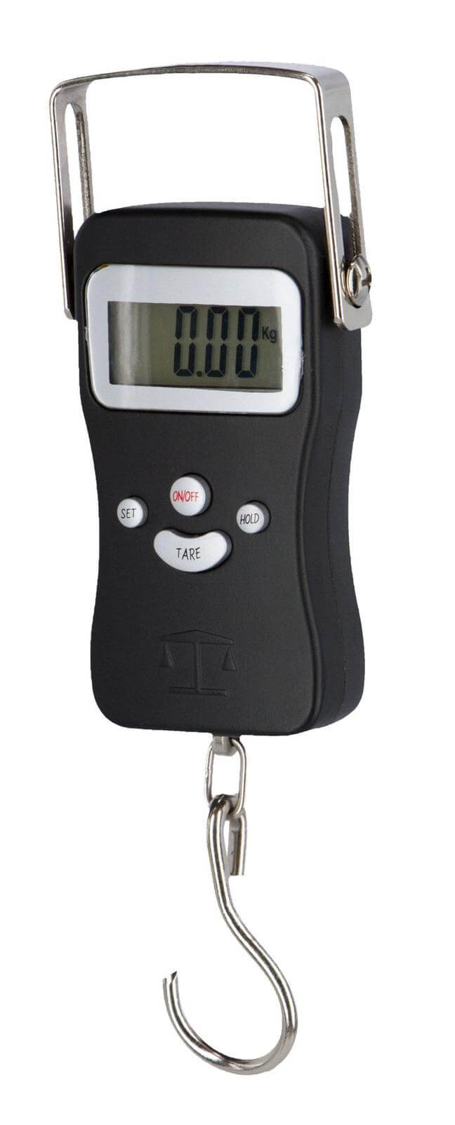 KERBL Digitale Hängewaage DigiScale, 50 kg, Produkt allein auf weißem Hintergrund.