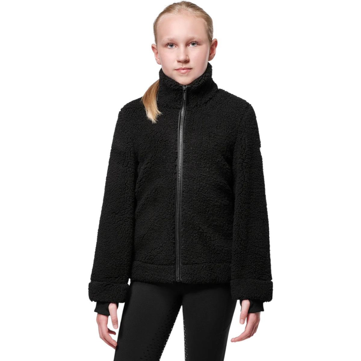 Teddy-Fleecejacke Young Rider Reitjacke