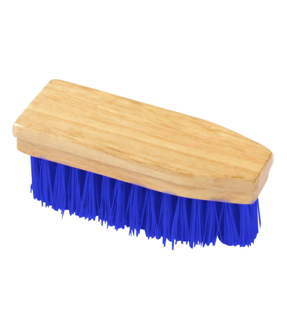 Hufbürste, blau, Produkt allein auf weißem Hintergrund.