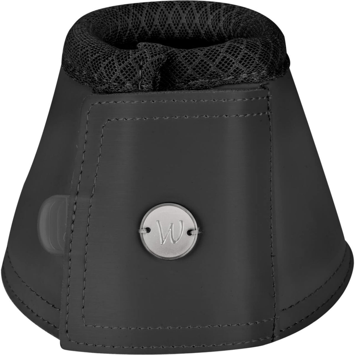 Hufglocke Rimini Bell Boots, Schwarz, Produkt allein auf weißem Hintergrund.