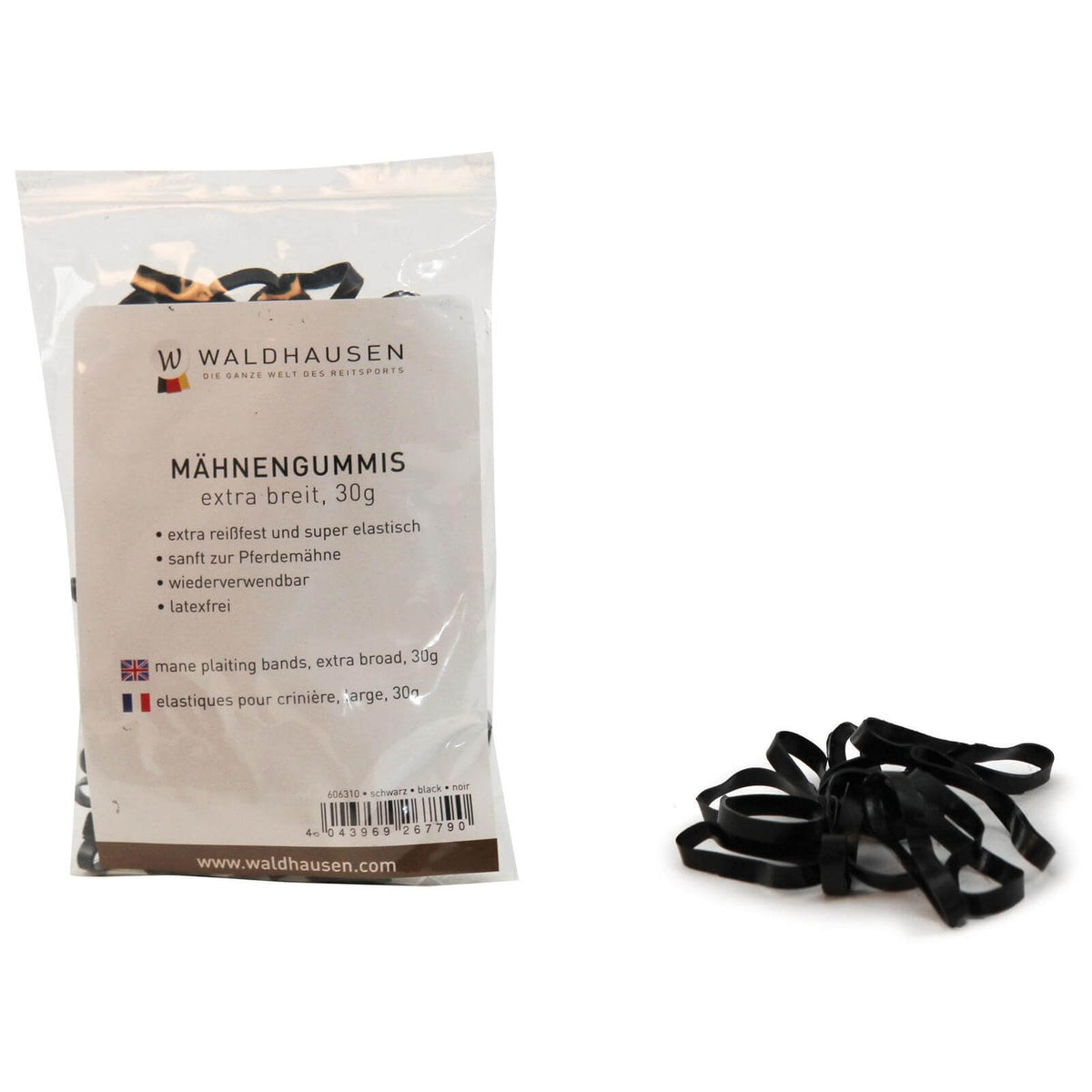Mähnengummis extra breit, 30 g