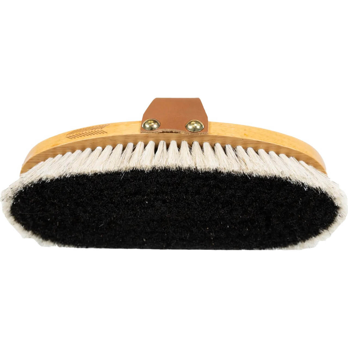 Glanzbürste Overall Brush Body Shine Bürste, Produkt allein in Schwarz und Weiß.