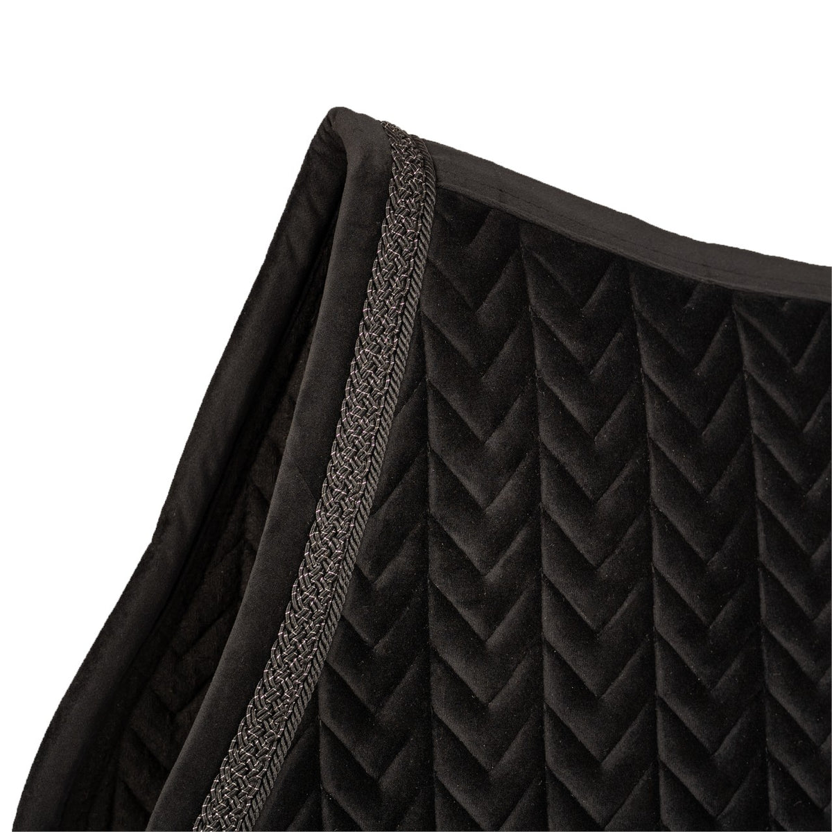 Springschabracke Velvet Fishbone Plaited Glitter Rope