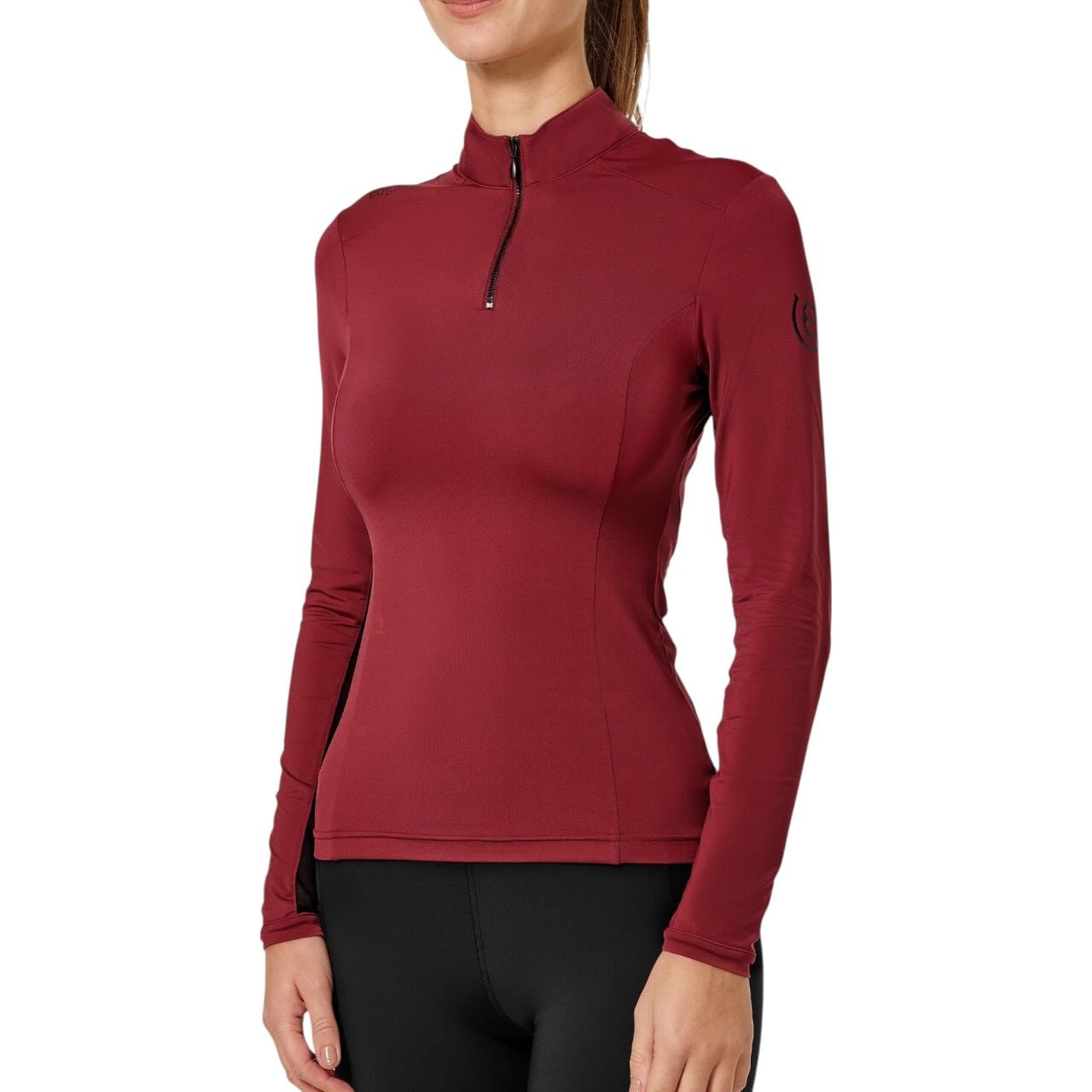 Baselayer Damen Air Breeze Bordeaux Longsleeve