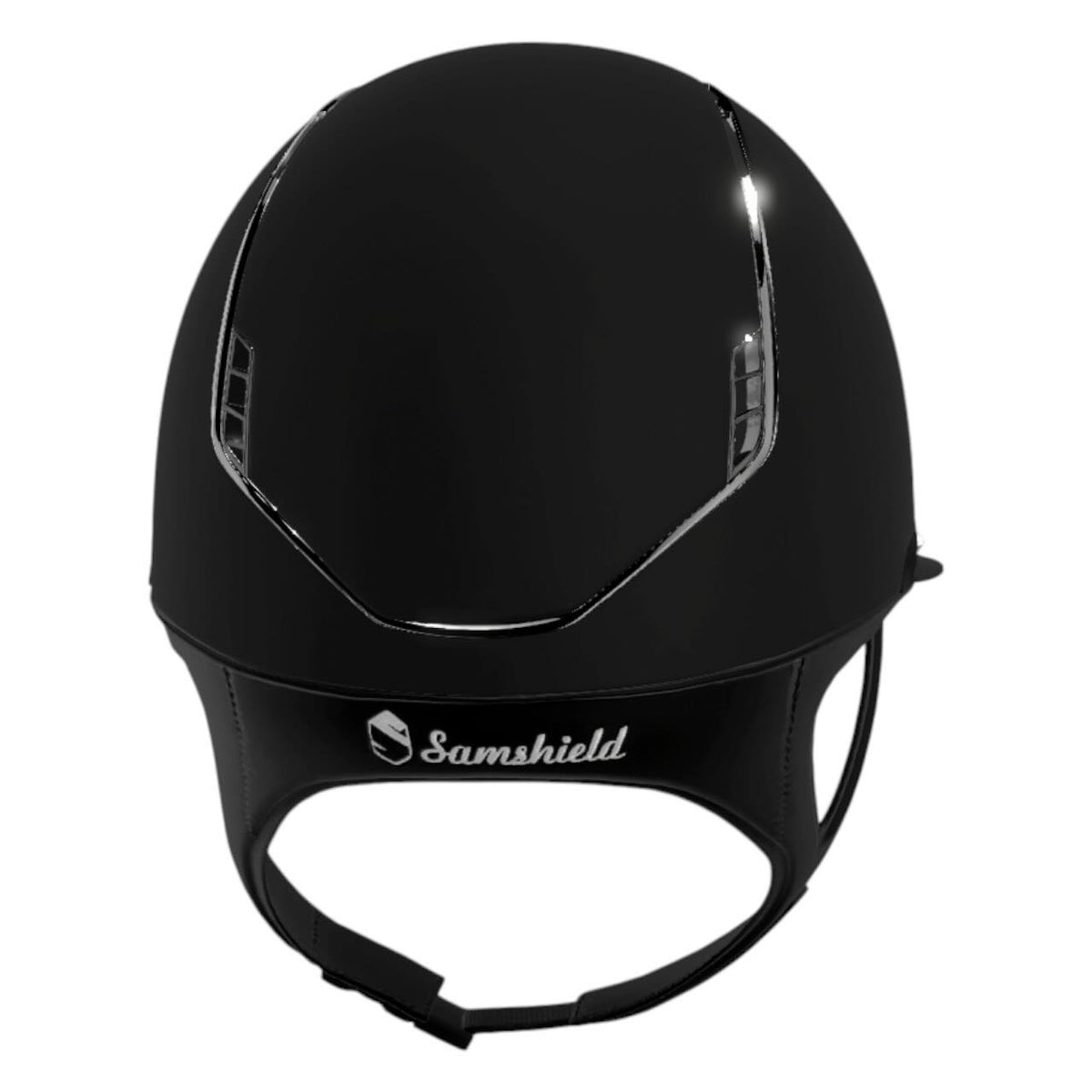 Reithelm Miss Shield 2.0 SM Black FB Celestial Crysatl Black Trim + Blason Black Chrome Konfiguration