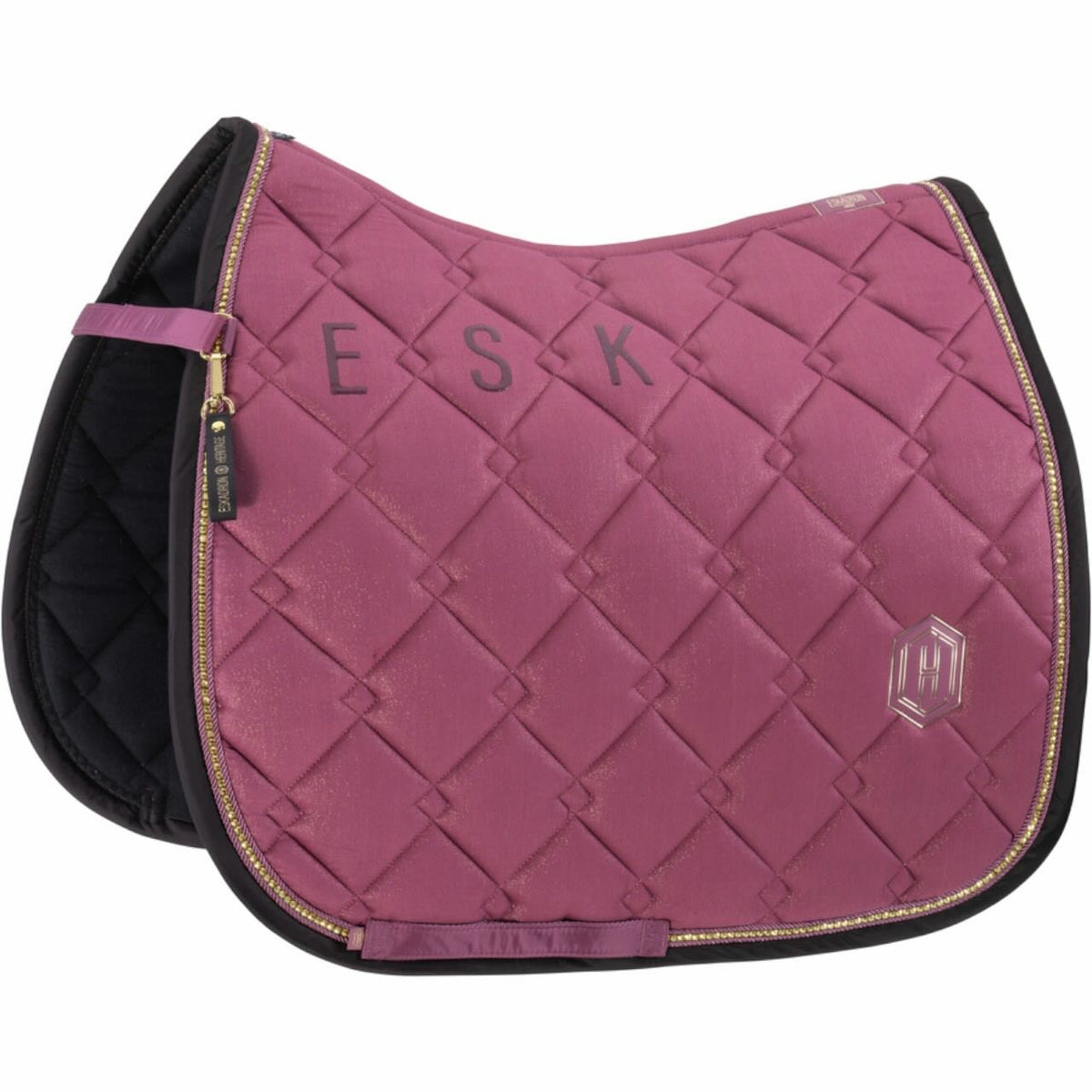 Eskadron Dressurschabracke Glitter Crystal Heritage 2025 Schabracke, Wildberry, Produkt allein.