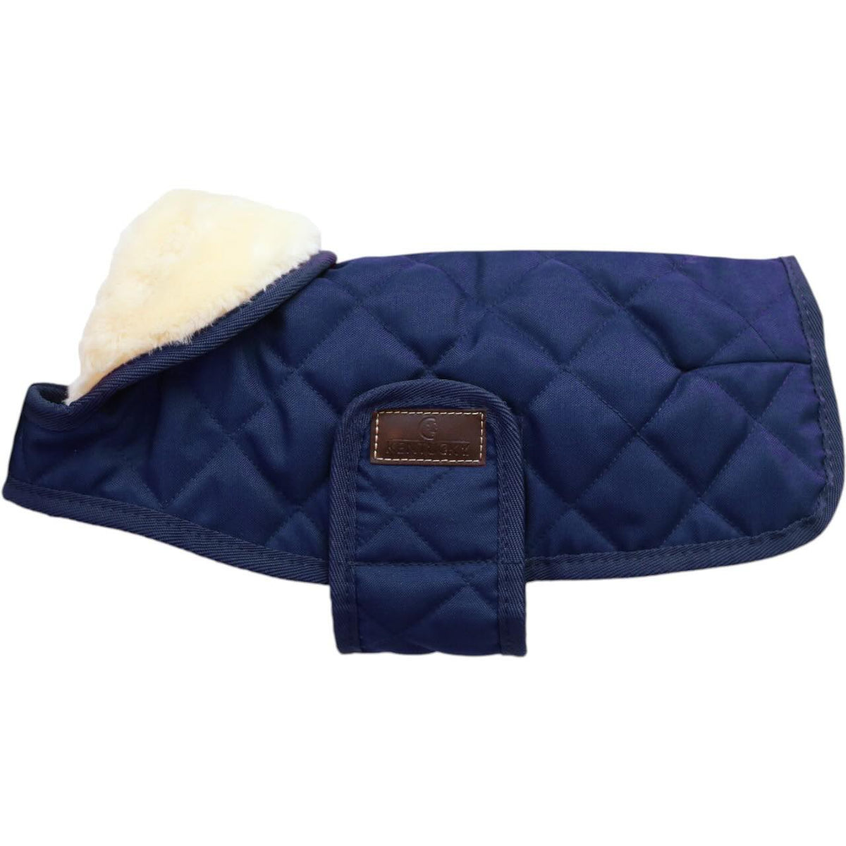 Kentucky Dogwear Hundemantel Original Hundejacke, Marine, Produkt allein auf weißem Hintergrund.