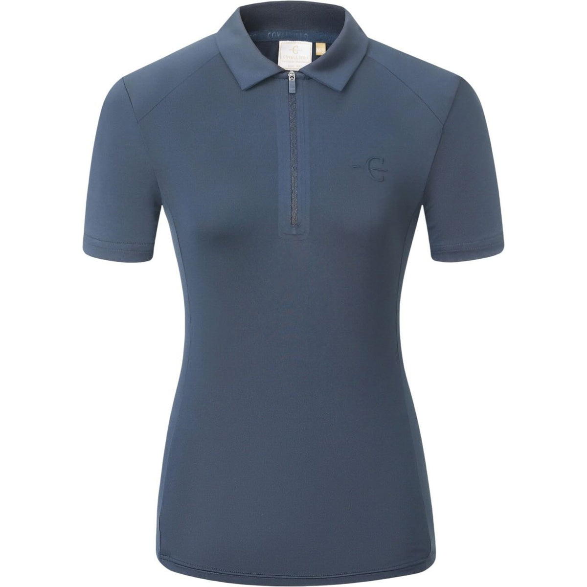 Poloshirt Damen FS 2026 Kurzarm-Shirt, Dark Navy, Produkt allein.