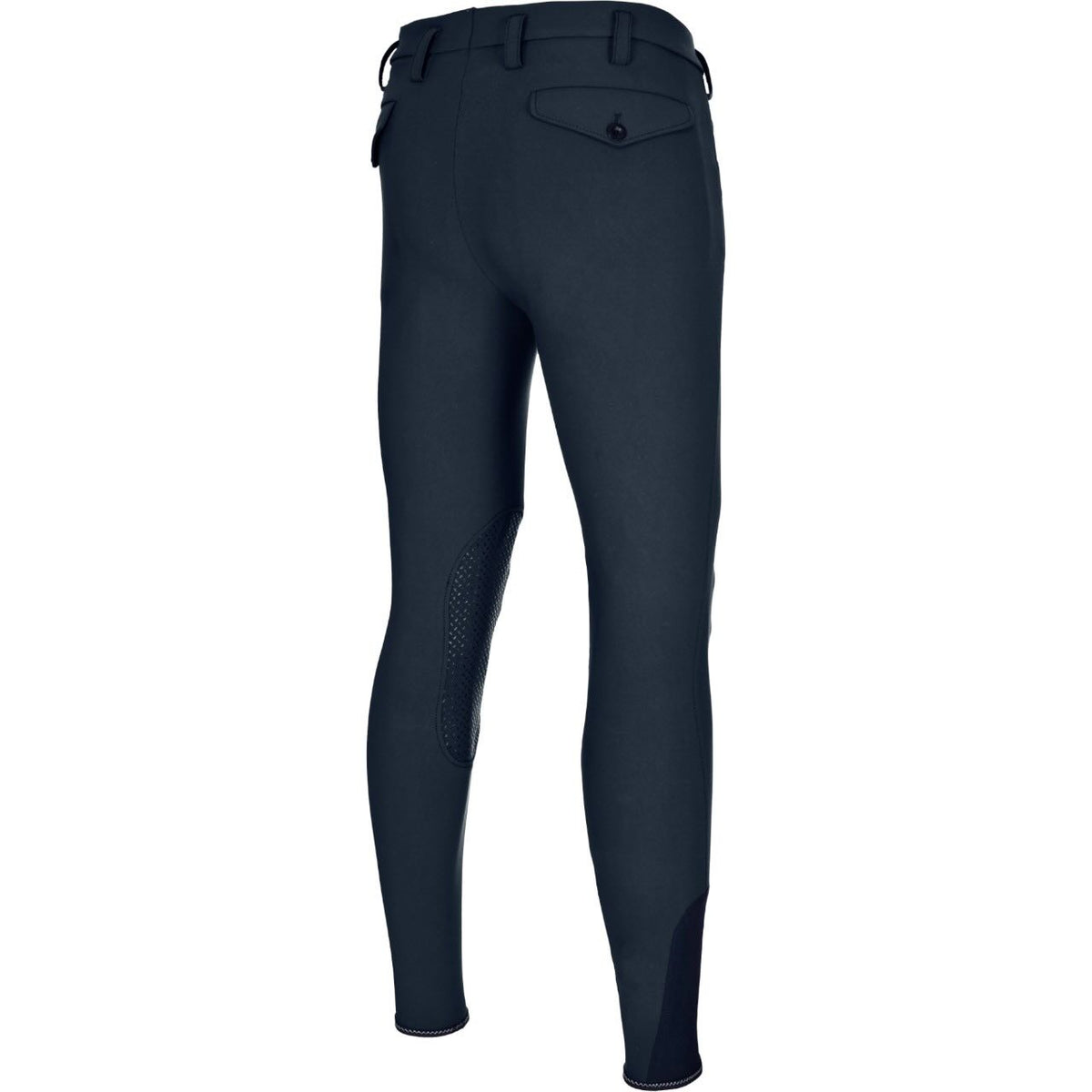 Reithose Herren Rodrigo GR Classic Herrenreithose mit Knie-Grip, Schwarz, Produkt allein auf weißem Hintergrund.