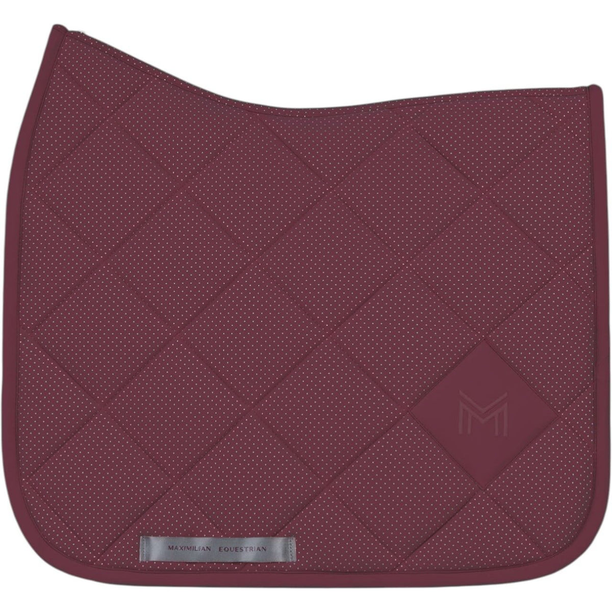 Schabracke Dressur Aeris Dressurschabracke, Rosewood, Produkt allein auf weißem Hintergrund.