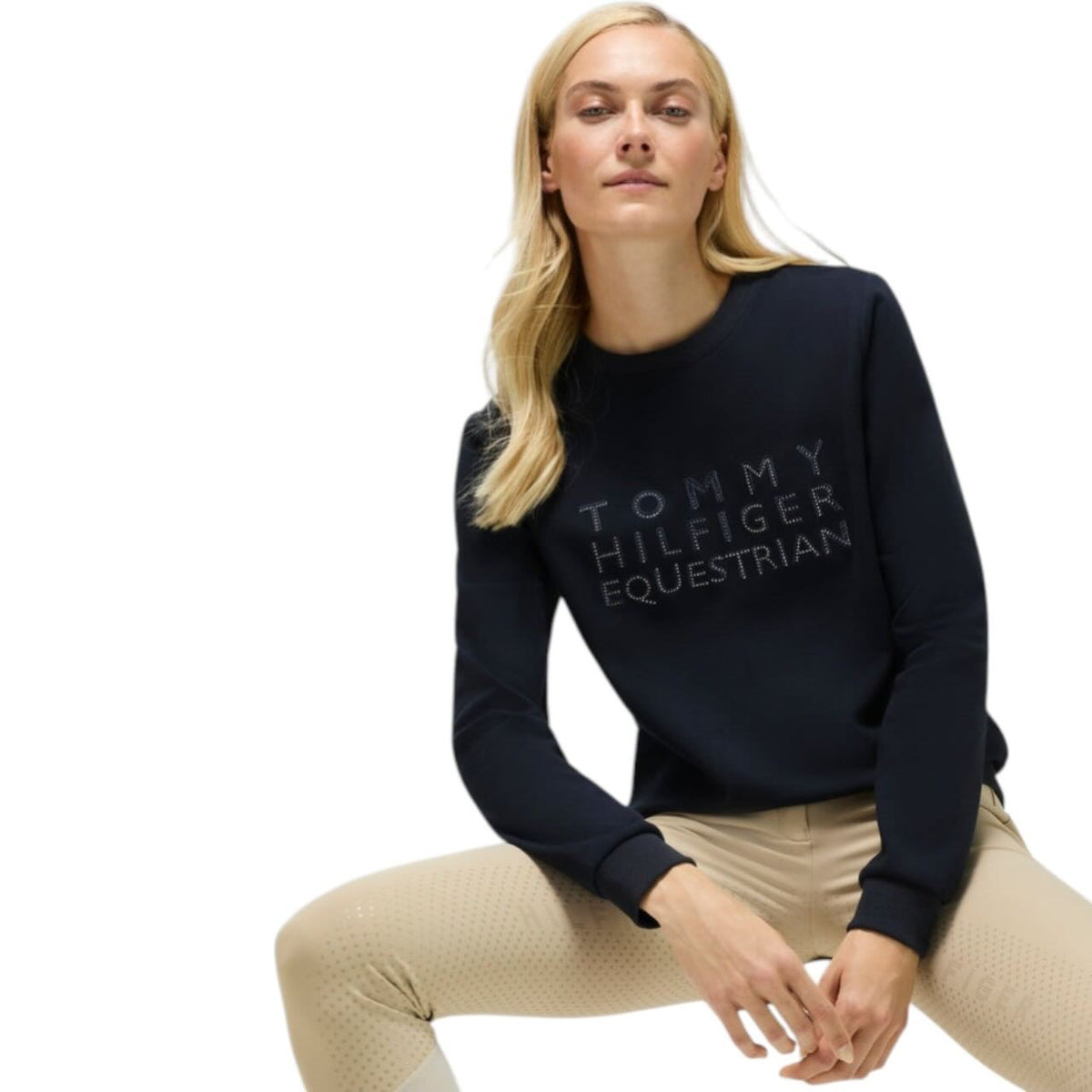 Sweatshirt Damen Belair Strass FS 2026 Pullover
