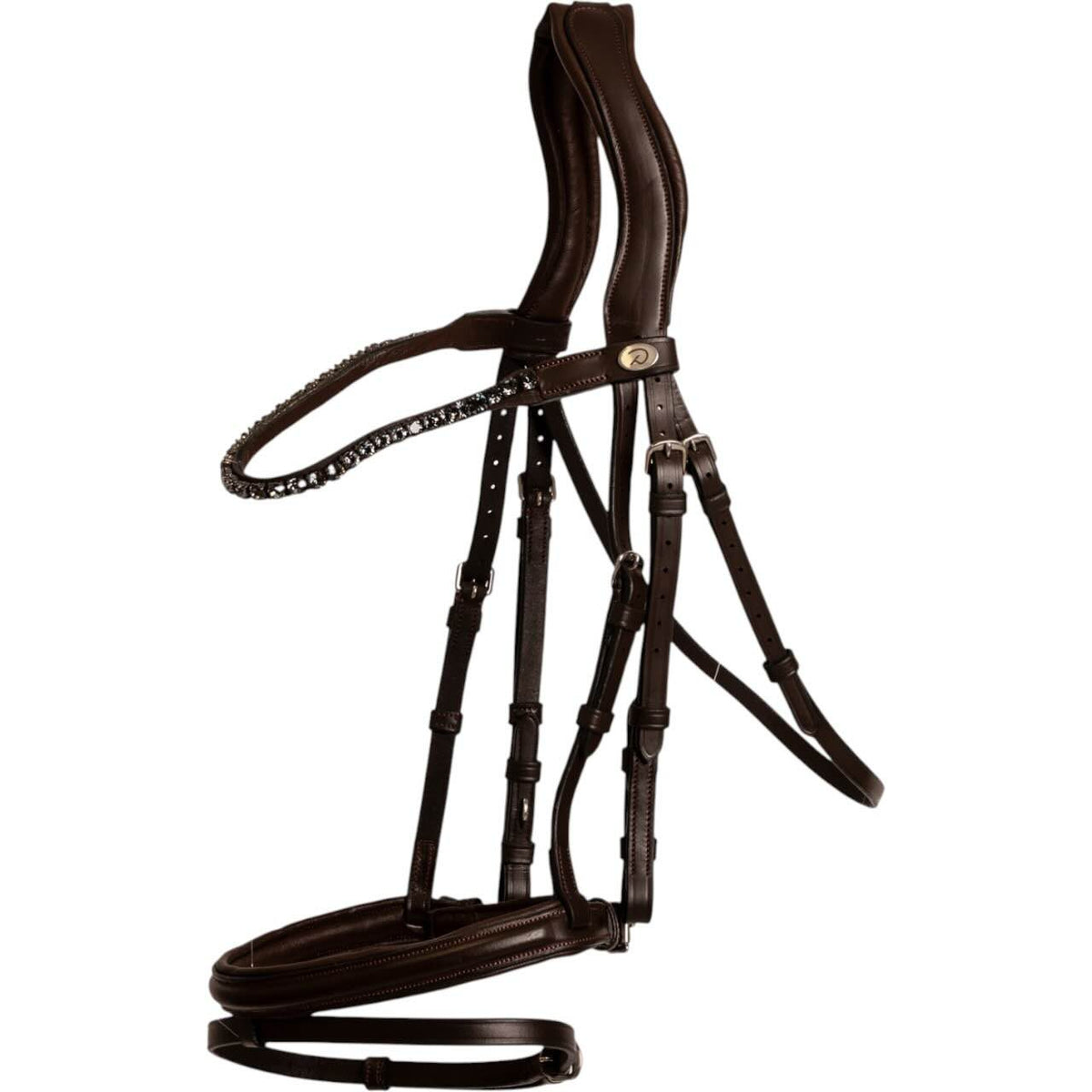Trense mit mittelbreitem Sperrriemen Soft Leather Collection Trensenzaum