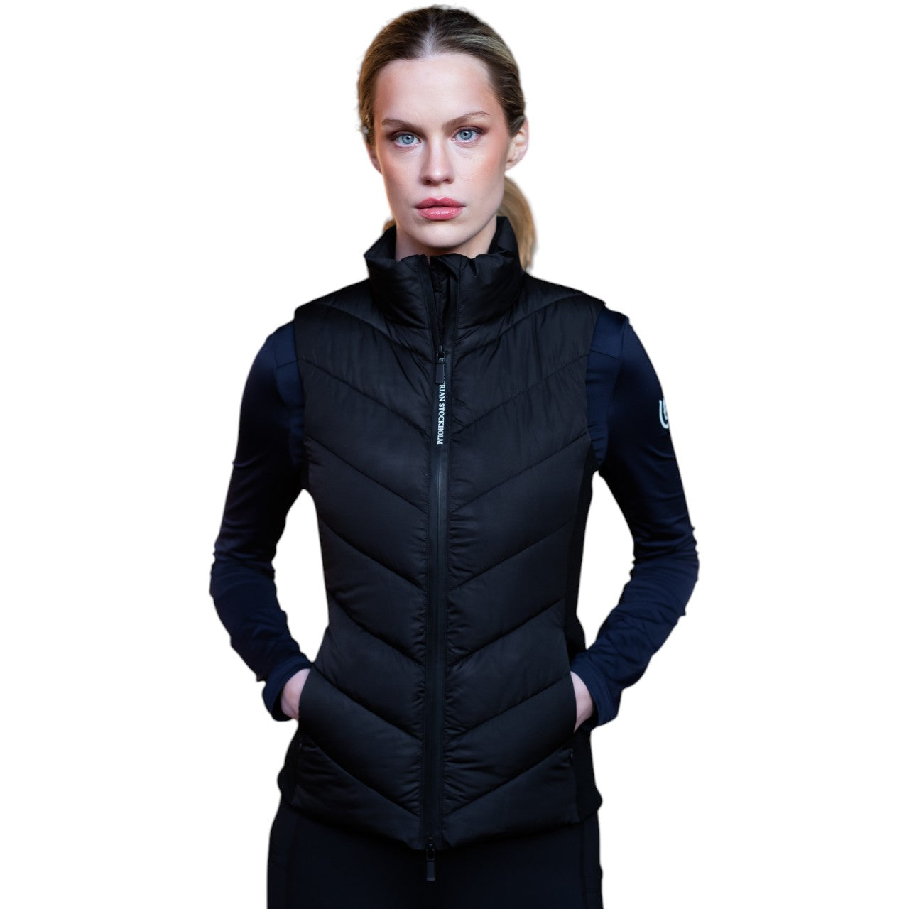 Steppweste Damen Versatile Black Weste
