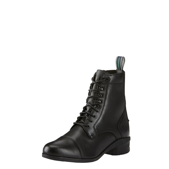 Reitstiefeletten Heritage IV Lace Paddock Classic, Black, Produkt allein auf weißem Hintergrund.