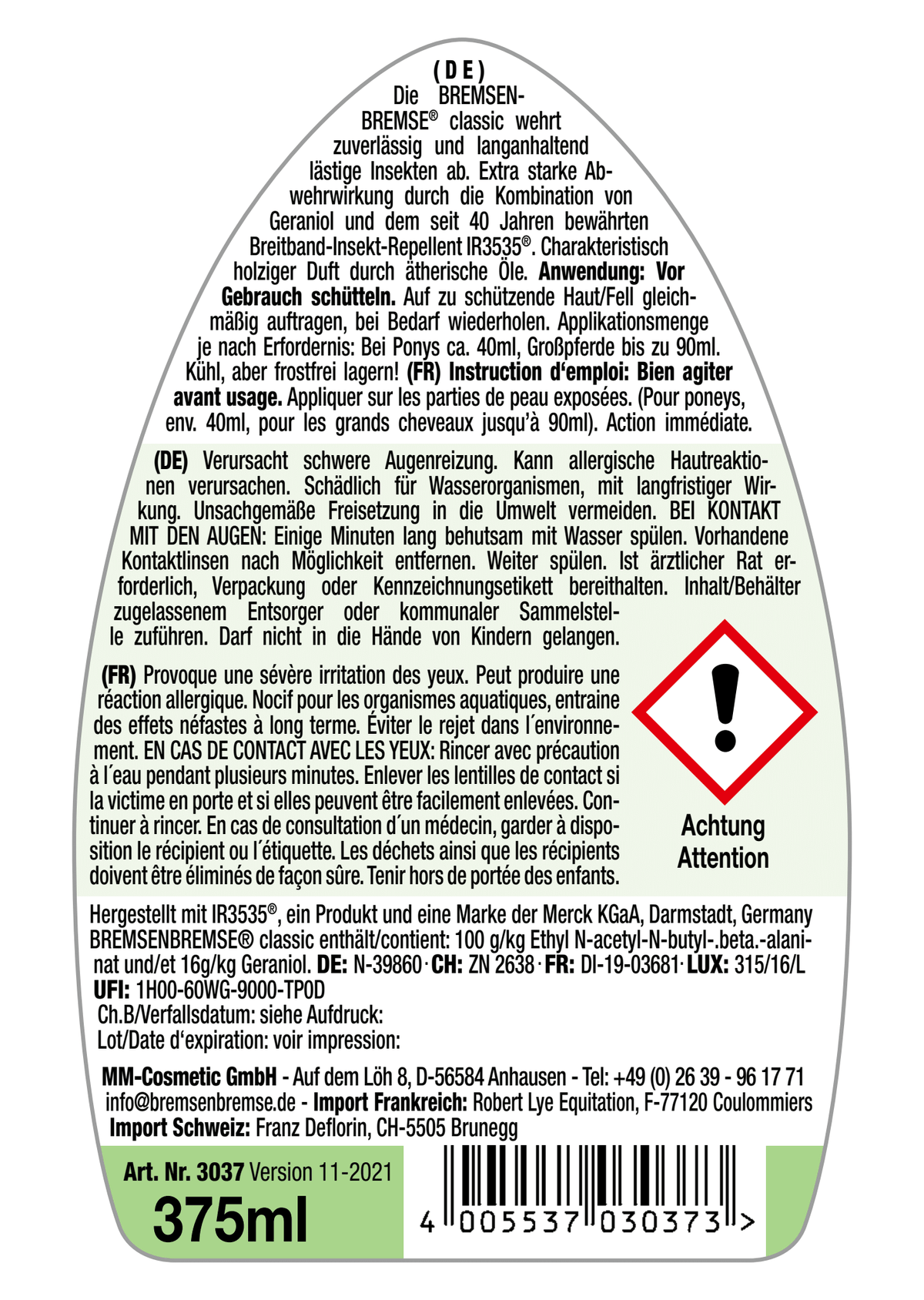 Insektenschutz Classic Insektenspray Fliegenspray