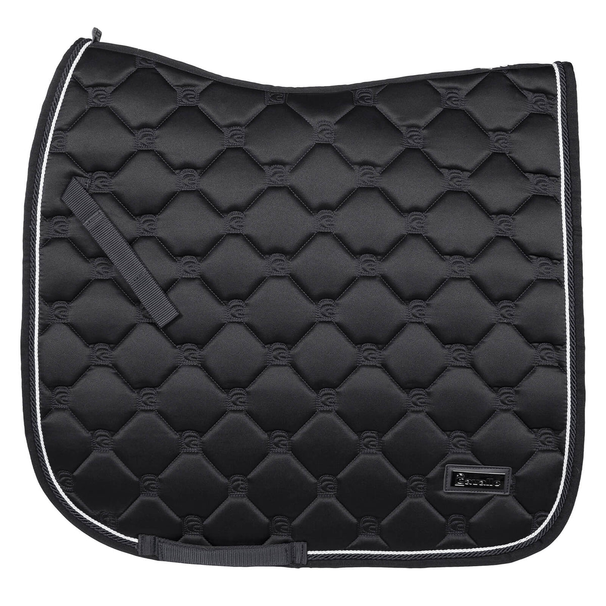 Cavallo Dressurschabracke CAVALHANAYA, Black, Produkt allein auf weißem Hintergrund.