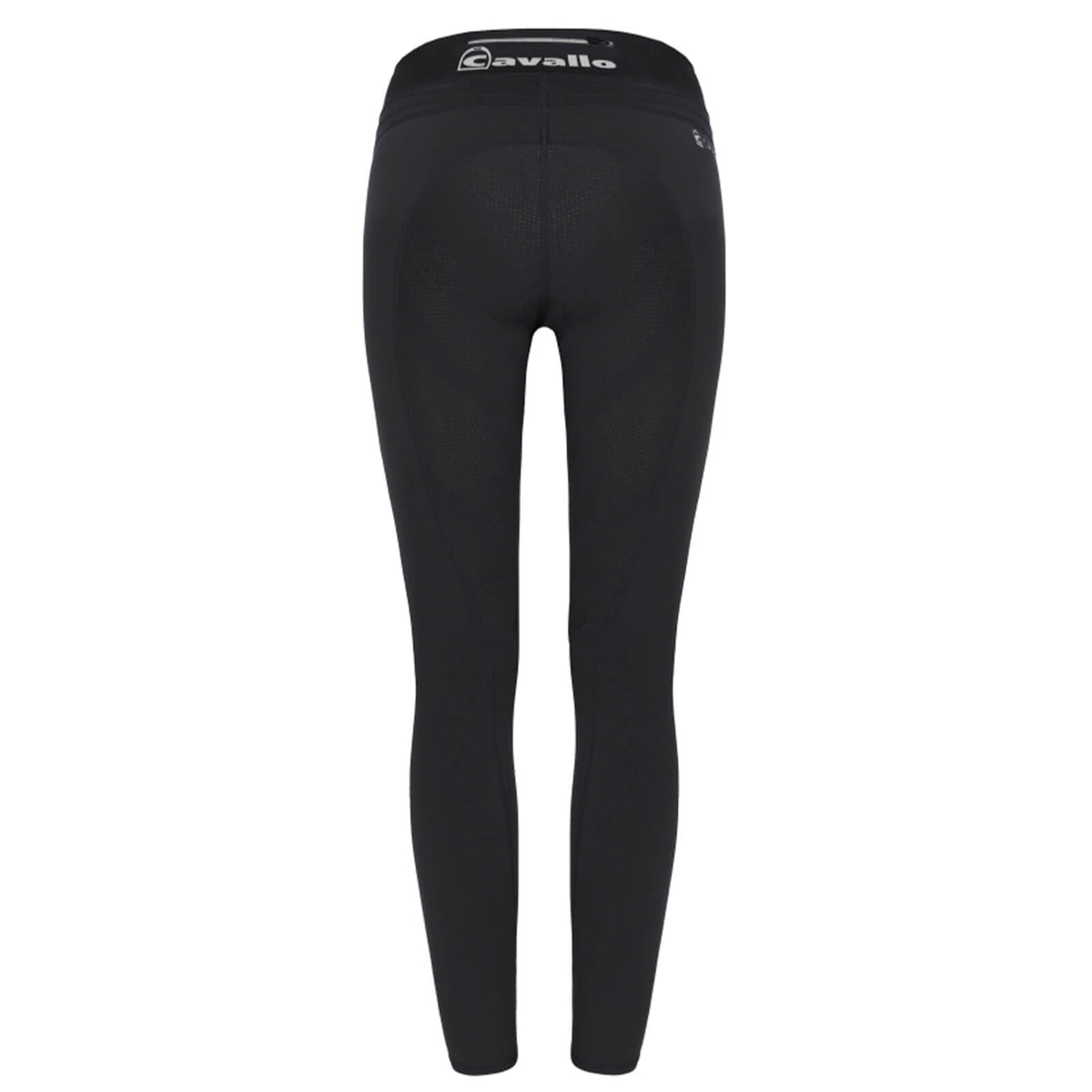 Cavallo Reitleggings Damen Full-Grip Lin Grip RL, Schwarz, Produkt allein auf weißem Hintergrund.