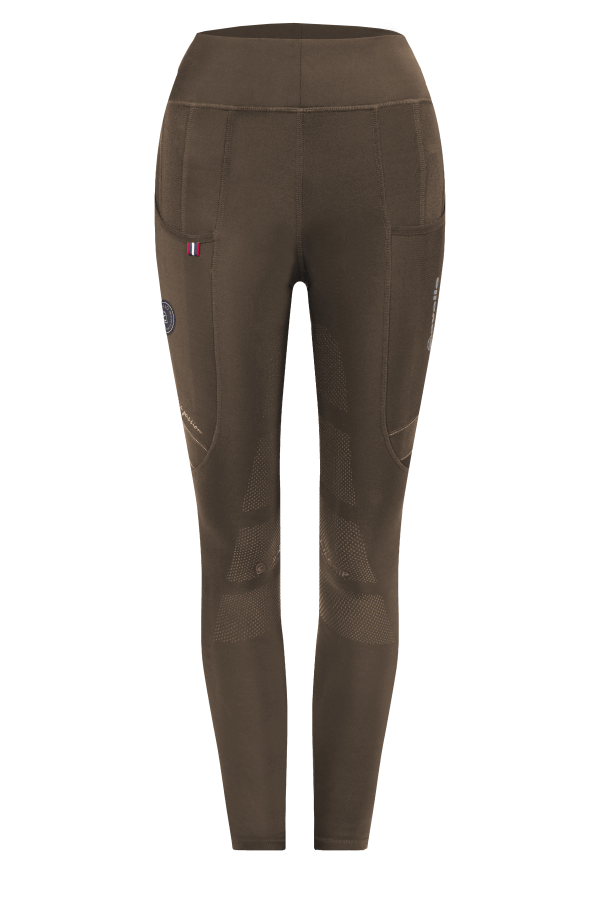 Winter-Reitleggings Damen Full-Grip CAVALIN Grip RL