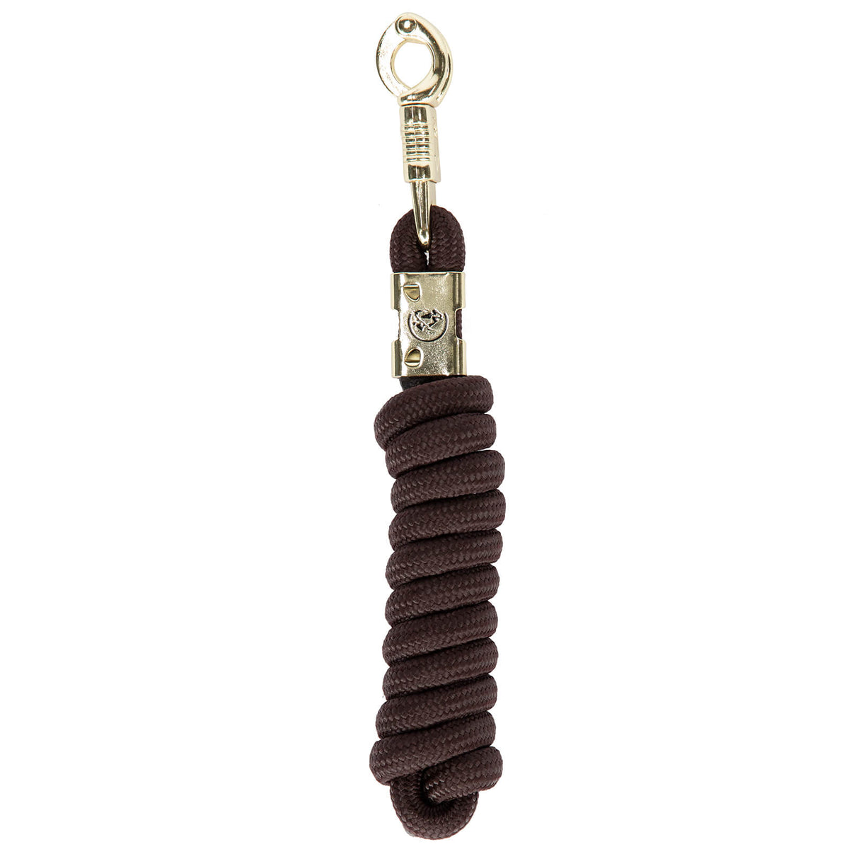 Kentucky Horsewear Führstrick Panikhaken Braun, Produkt allein auf weißem Hintergrund.