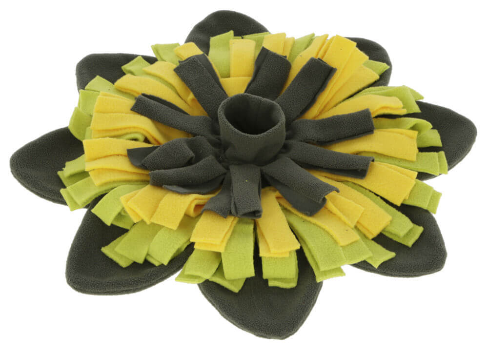 KERBL Schnüffelteppich Sunflower, mehrfarbig, Produkt allein auf weißem Hintergrund.