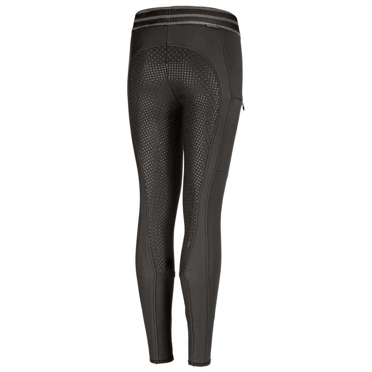 Pikeur Reitleggings Kinder Ida Athleisure GR Ganzbesatz Classic, Schwarz, Produkt allein auf weißem Hintergrund.