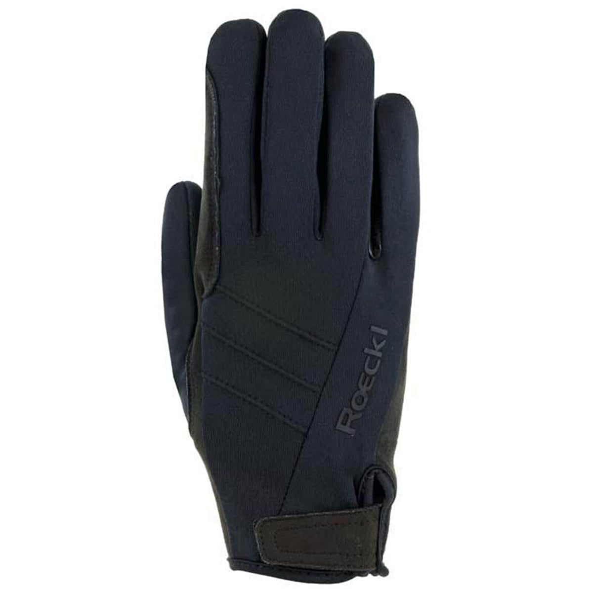 Roeckl Reithandschuh Wisbech Winterreithandschuh Black, Produkt allein auf weißem Hintergrund.