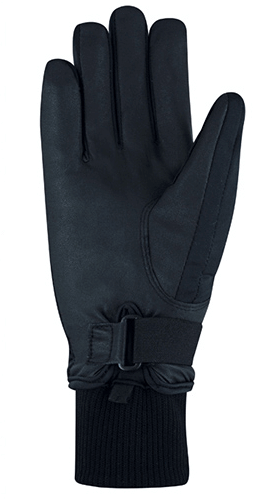 Roeckl Reithandschuh Wynne Winterreithandschuh, Schwarz, Produkt allein auf weißem Hintergrund.