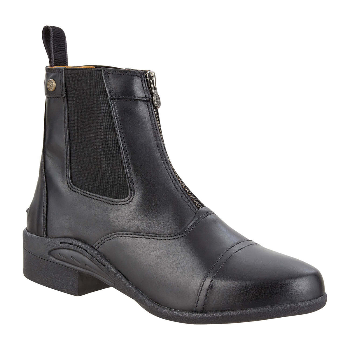 Suedwind Equestrian Stiefelette Ultima FZ, Black, Produkt allein auf weißem Hintergrund.