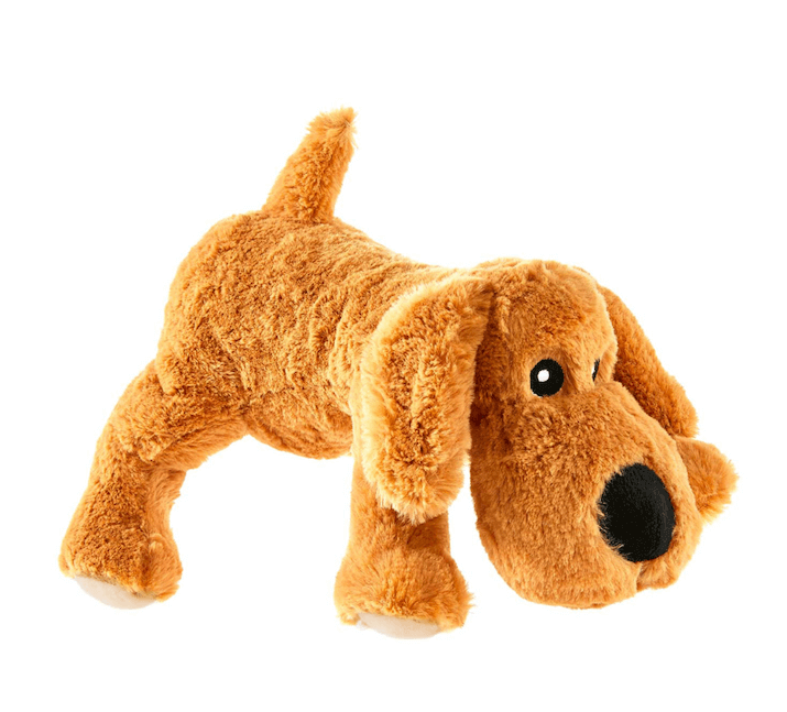 Wolters Plüschhund, Beige, Produkt allein auf weißem Hintergrund.