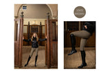 Reiterin in Winterreithose und Stiefeln im Stall, Get ready for winter – die passende Winterbekleidung.