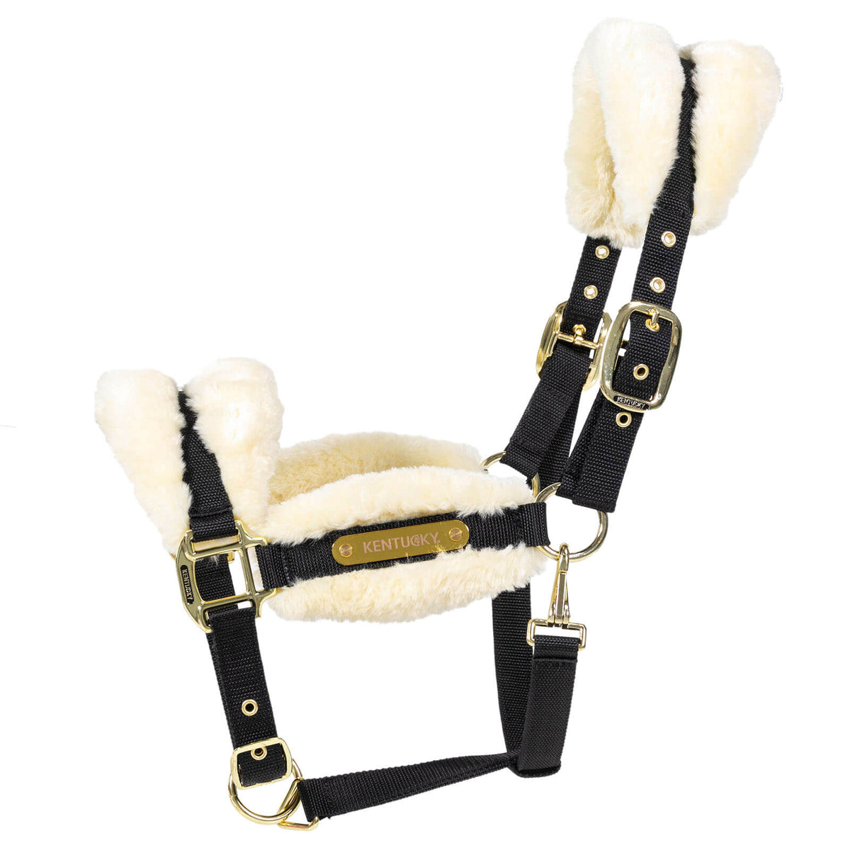 Nylonhalfter mit Lammfell Soft Stallhalfter