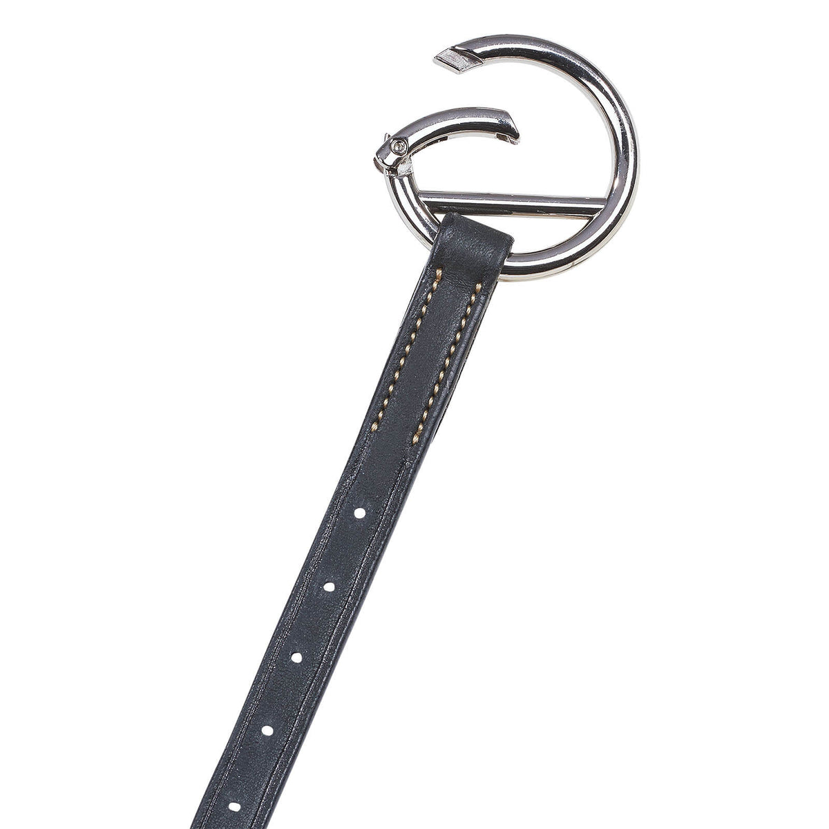 Vorderzeug Take-Off Line AP, schwarz, Detailaufnahme mit Karabiner.