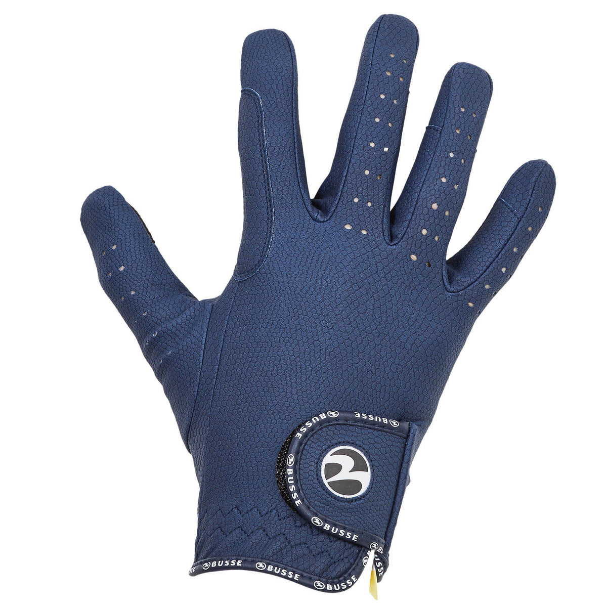Busse Reithandschuhe Unisex Casual GP Ganzjahreshandschuh, Navy, Produkt allein auf weißem Hintergrund.