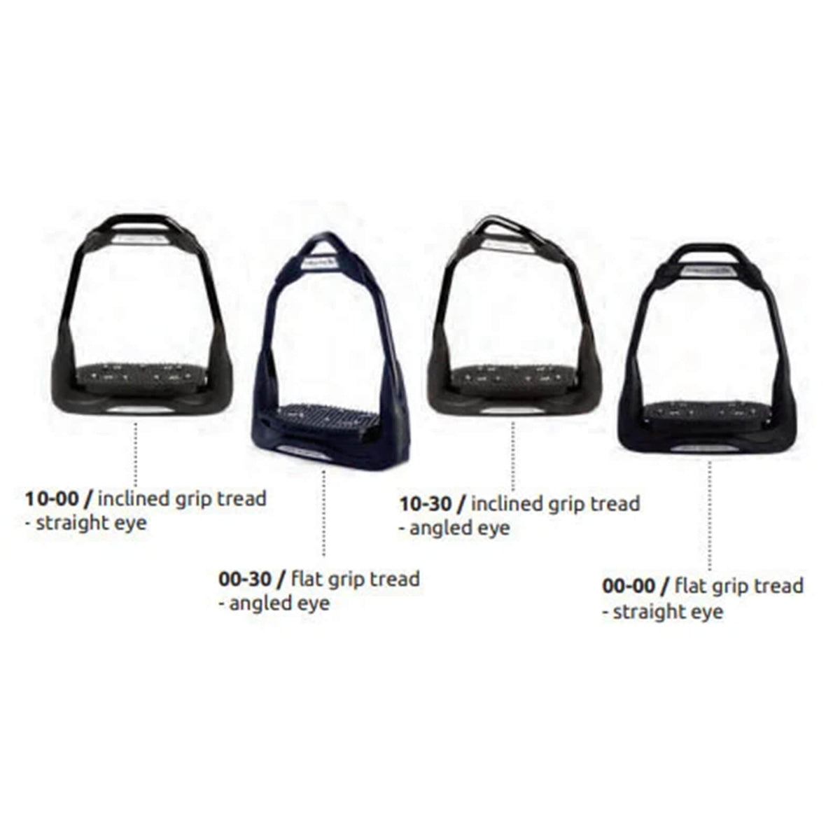 Steigbügel Stirrups AirS Full Black 0-30