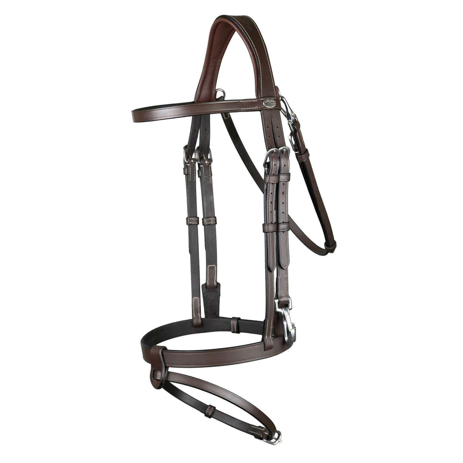 Trense aus Flachleder mit Karabinern Working Collection Trensenzaum