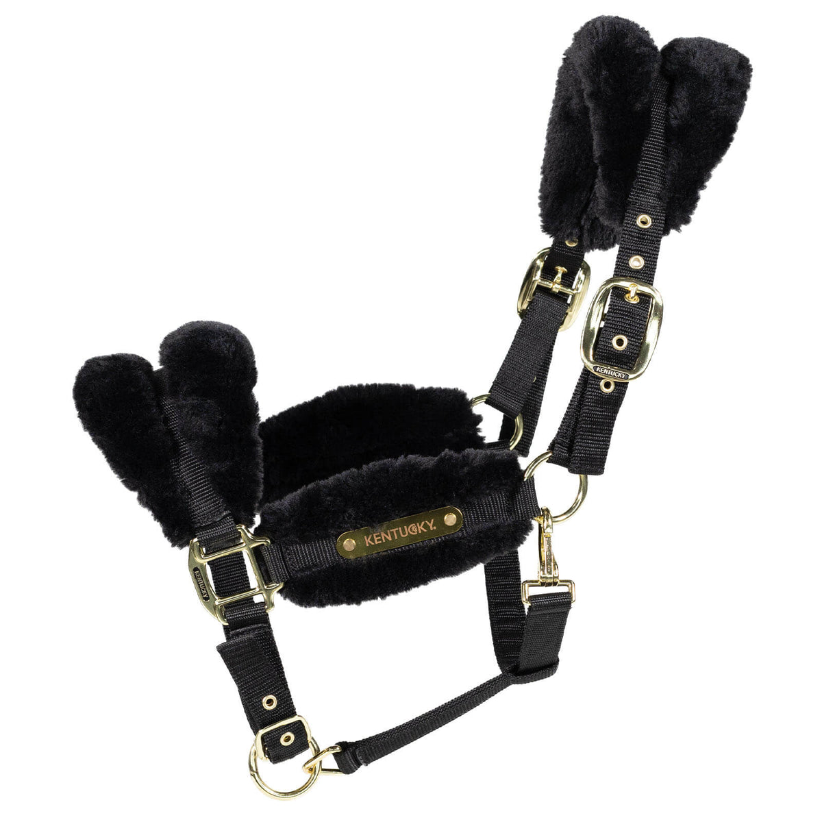 Nylonhalfter mit Lammfell Soft Stallhalfter