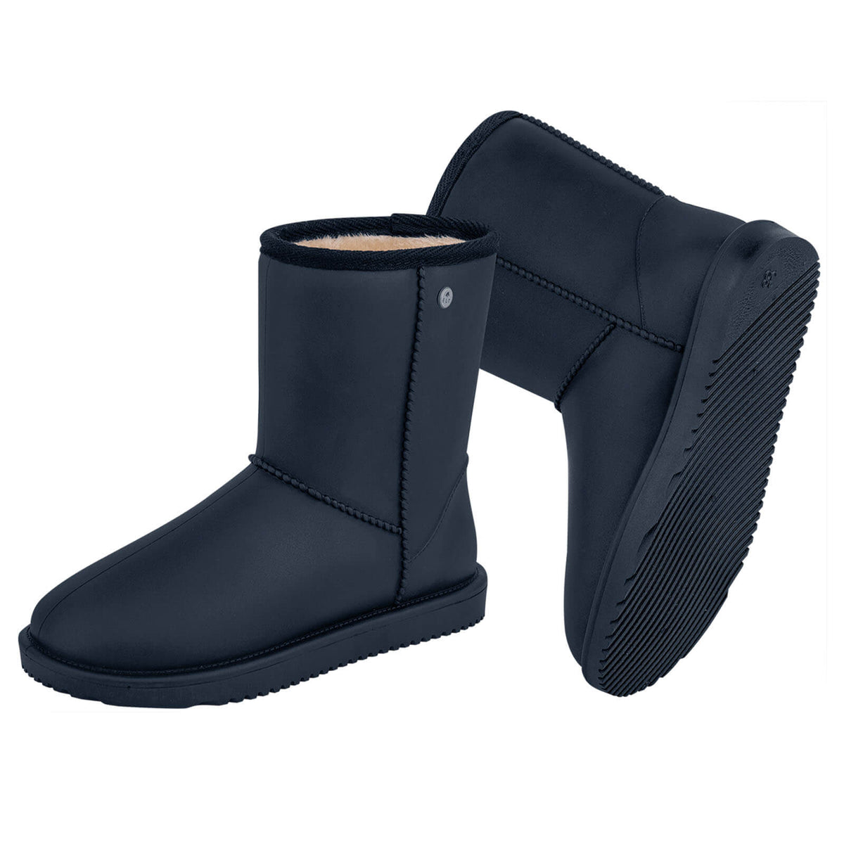E.L.T Stallstiefel Bootie Rainless Tiefblau, Produkt allein auf weißem Hintergrund.