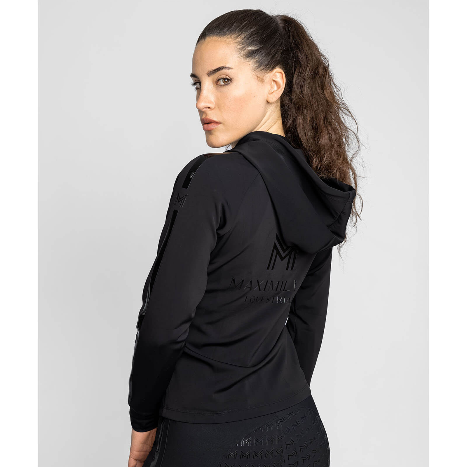 Hoodie Damen Reflection Zip Kapuzenpullover